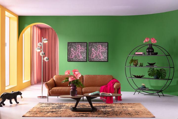 Immagine prodotto Kare Design Glasbild Balloon Dog LED 80x80cm