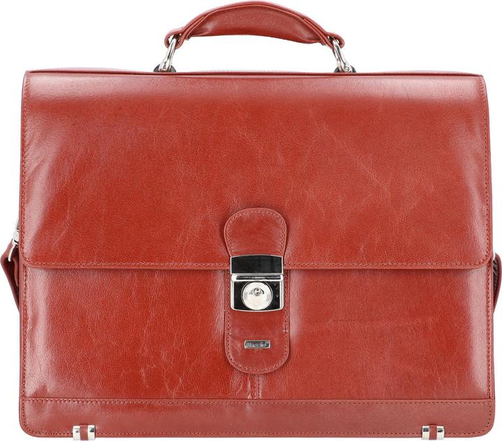 Immagine prodotto Alassio 47124 - Cartella MOCCA, vera pelle, circa 38 x 30 x 16 cm, cognac (15")