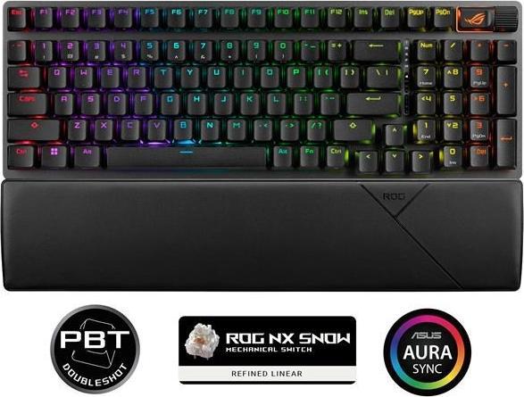 Actual product image ASUS ROG Strix Scope II 96 - Toetsenbord (US, Wireless)
