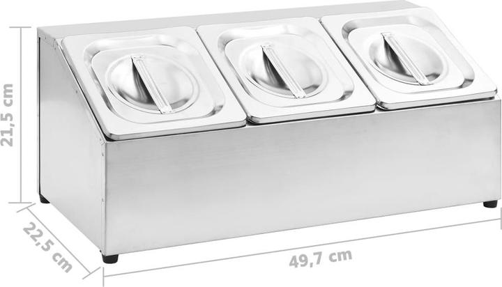Produktbild vidaXL Gastronormbehälter