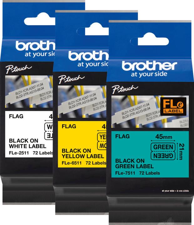 Actual product image Brother P-Touch (2.10 cm, Yellow)