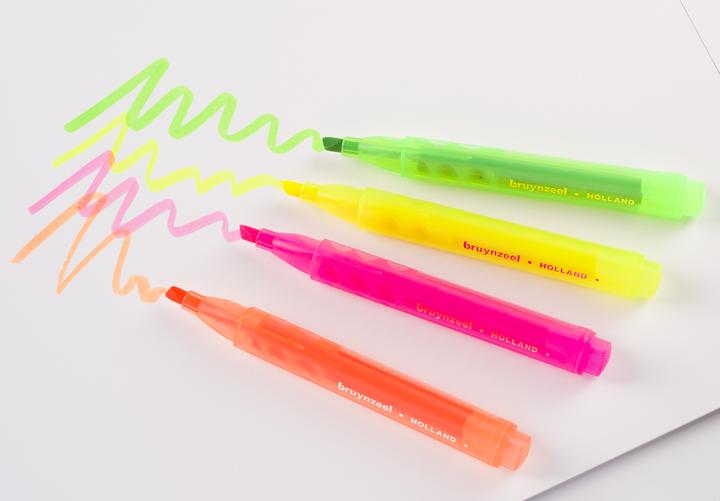 Produktbild Bruynzeel Filzstifte Neon 4 Farben (4x)