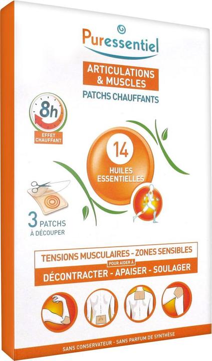 Actual product image Puressentiel Patch warming 14 essential oils (3 x)