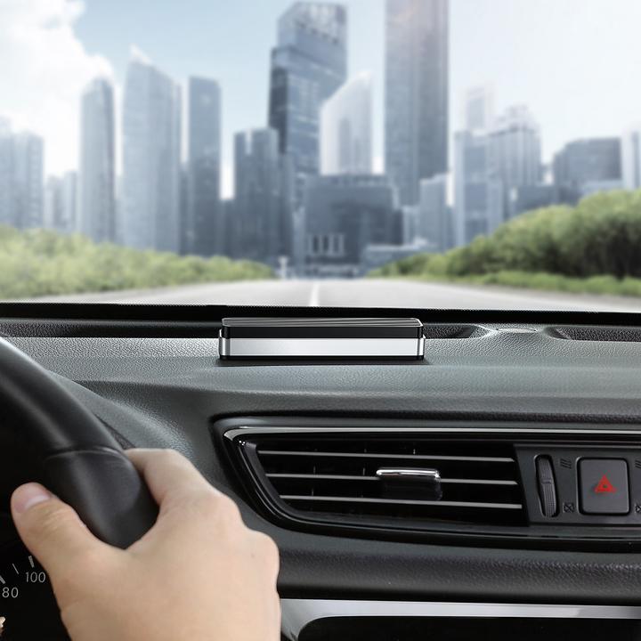 Actual product image Baseus Moonlight Box Series Temporary Parking Number Plate Silver