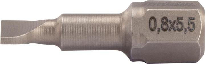 Makita Zubehör P-53291 Schraubenbit geschlitzt 0,8x25 mm 3 Stk.