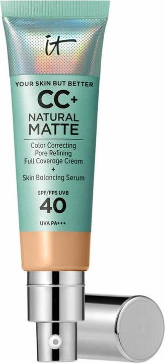 Image du produit It Cosmetics Cc Natural Matte Cream Makeup Spf 40 Medium 32ml (MOYEN, 32 ml)