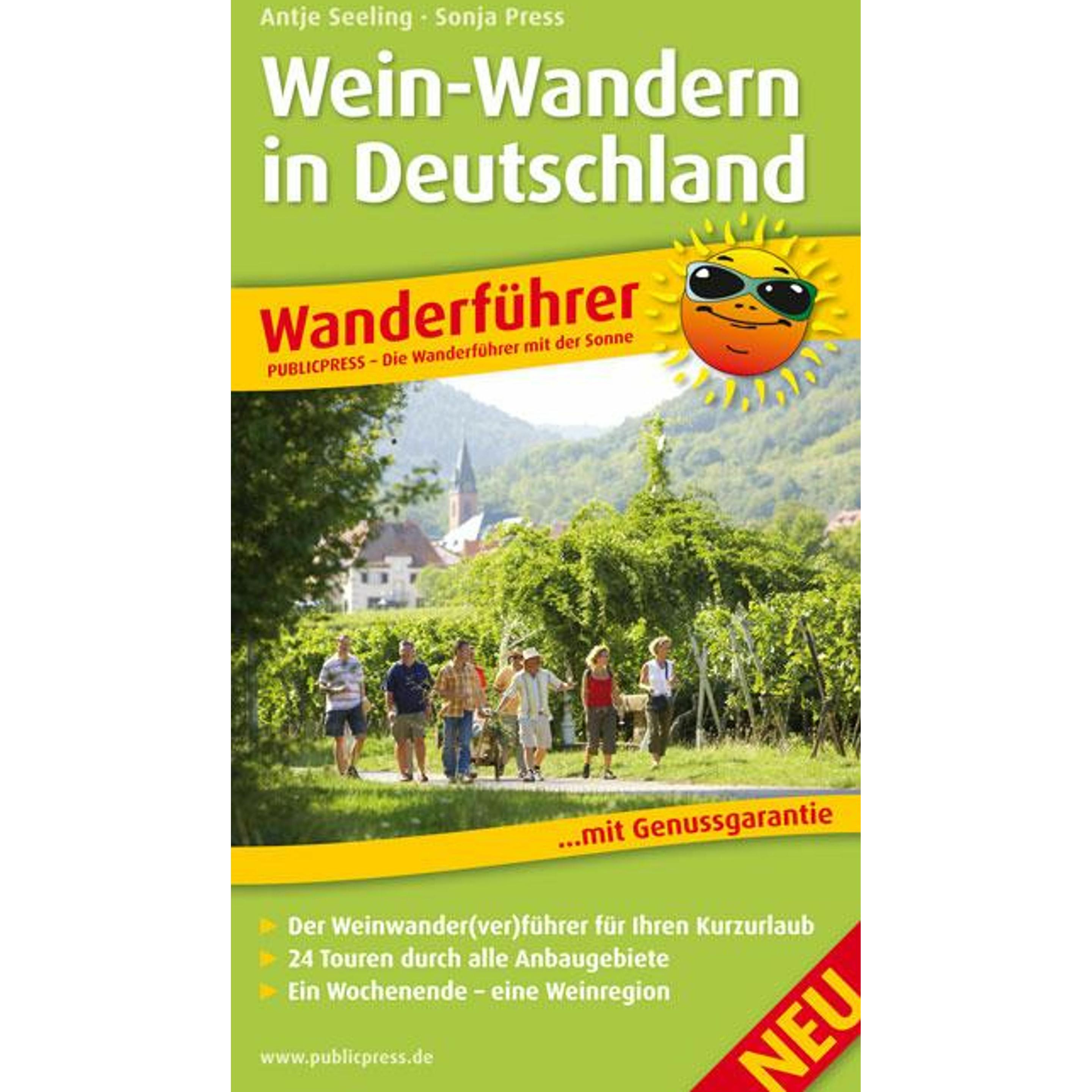 Wanderführer Wein-Wandern in Deutschland, Ratgeber von Antje Seeling, Sonja Press