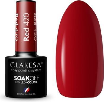 Produktbild Claresa SoakOFF UV/LED Gel Rot 420 5ml (Rot, UV-Gel Lack)