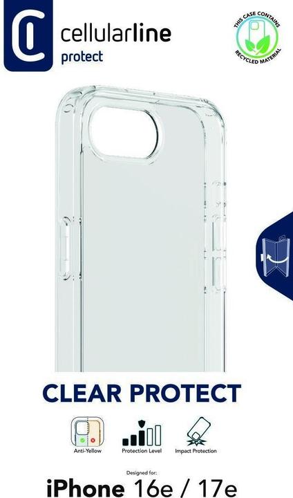 Image du produit Cellularline - Clear Strong Case (Apple iPhone 16e)