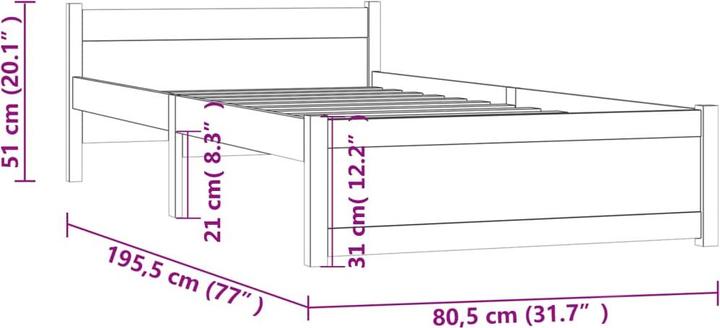 Image du produit vidaXL Camala (90 x 200 cm)