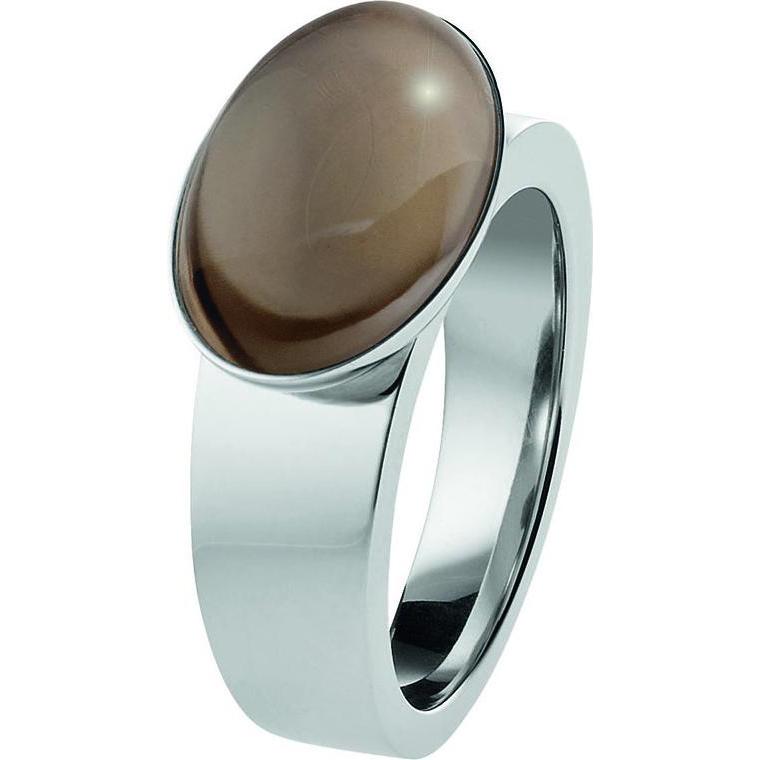 Xen, Ring, Ring mit 16x11mm grossen Rauchquarz, (49)