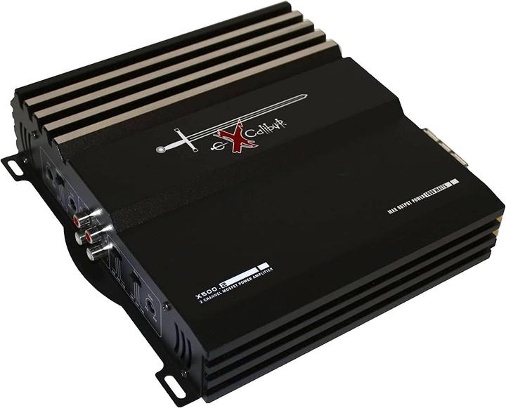 Actual product image Excalibur Amplifier Tweekanaals X500.2 1000w Zwart (Stereo amplifier)