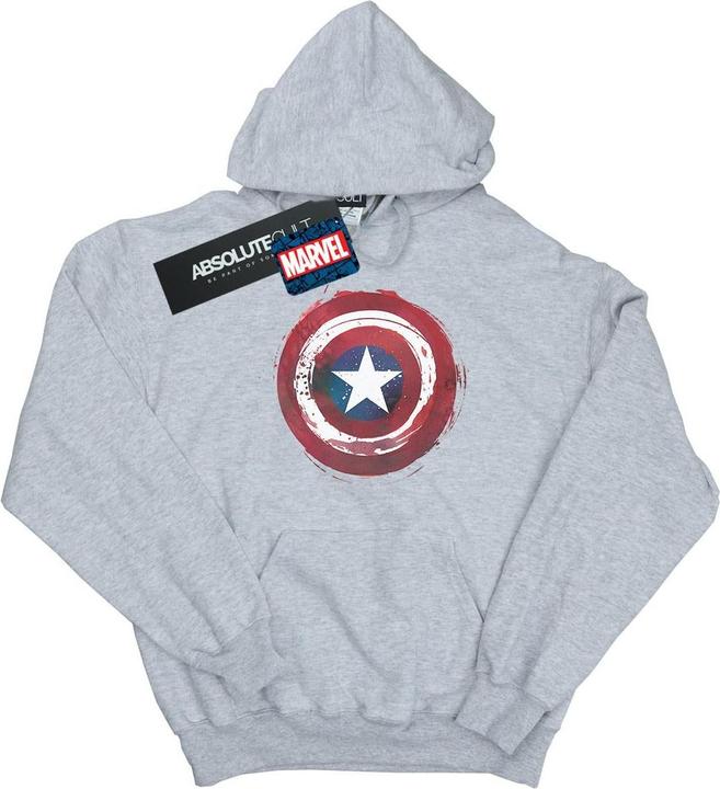 Produktbild Captain America Splatter Shield Kapuzenpullover (5XL)
