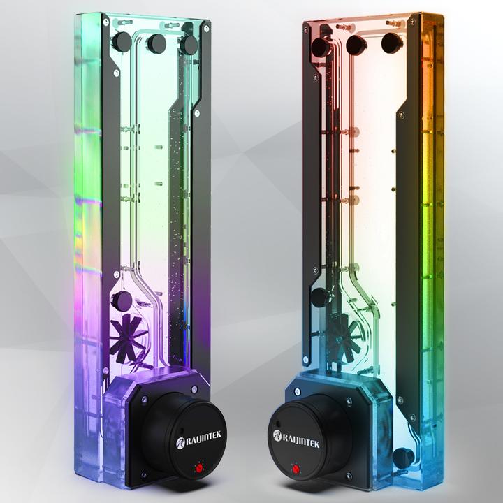 Actual product image Raijintek ACHERON 360 RBW Distro Plate - Acrylic, D-RGB