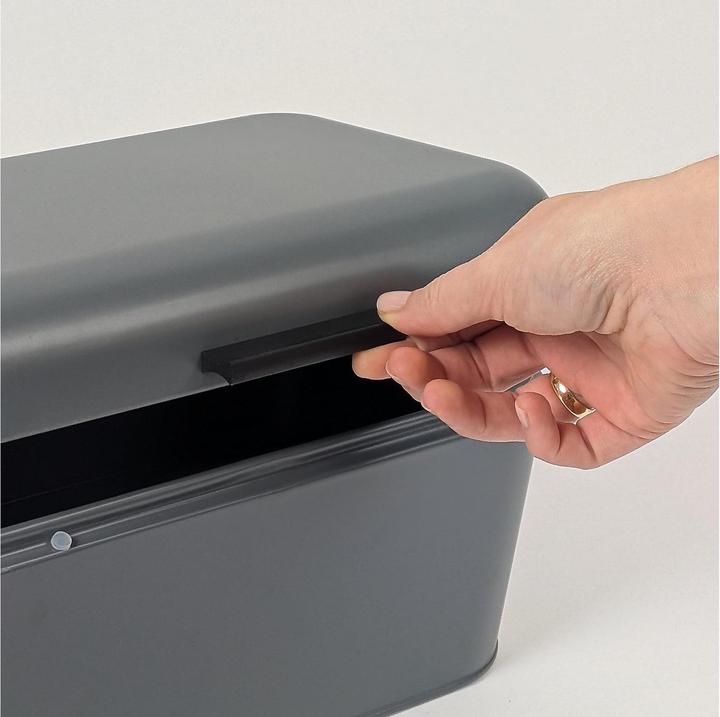Actual product image Kela Bread box Frisca dark grey