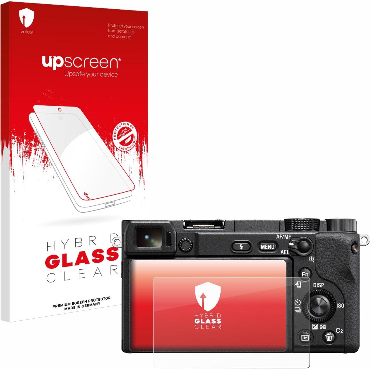 upscreen Schutzglas Schutzfolie Displayschutz Display Schutz Glas Folie klar (Displayschutz), Kameraschutz