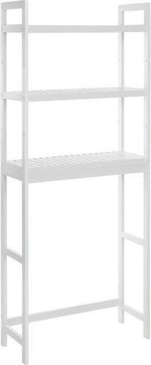 Songmics Étagère de salle de bains 26 x 163 cm, Blanc (63 x 26 x 163 cm)