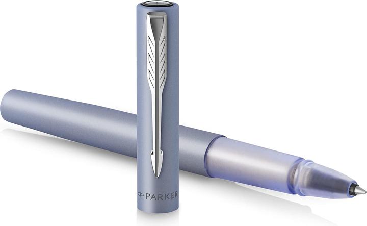 Immagine prodotto Parker Pen Scooter Vector XL Metallic C.C F (Argento-Blu, 1 x)