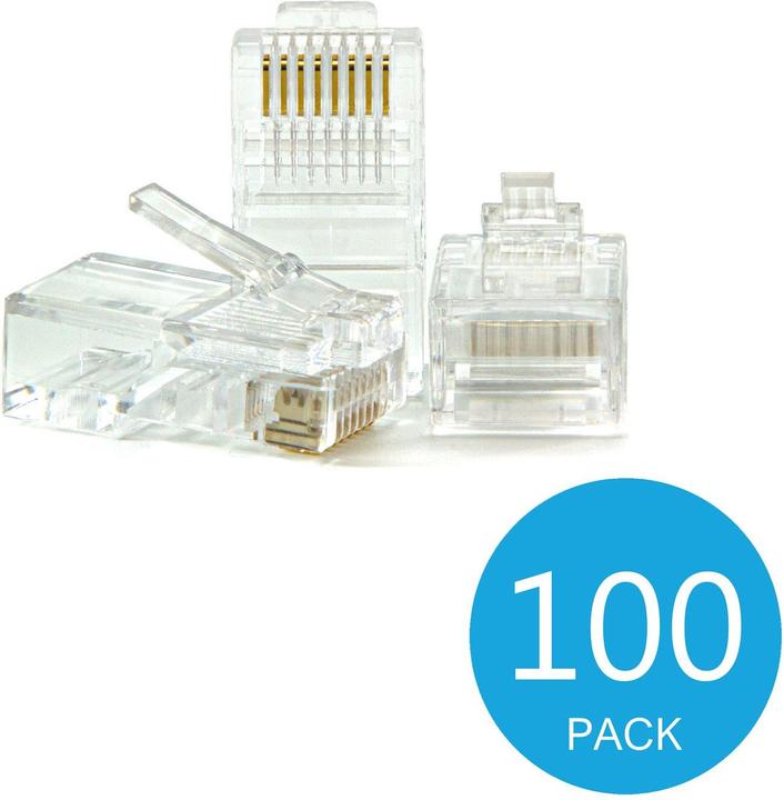 Produktbild OEM RJ45 Connector Cat5e 100-pack RJ45-Cat5e