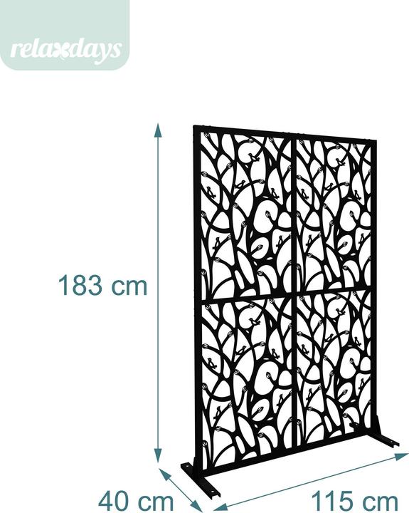 Relaxdays Sichtschutz Outdoor (40 cm)