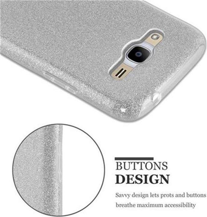 Image du produit Cadorabo Couverture TPU scintillante (3 pièces) (Samsung Galaxy J2 2016)