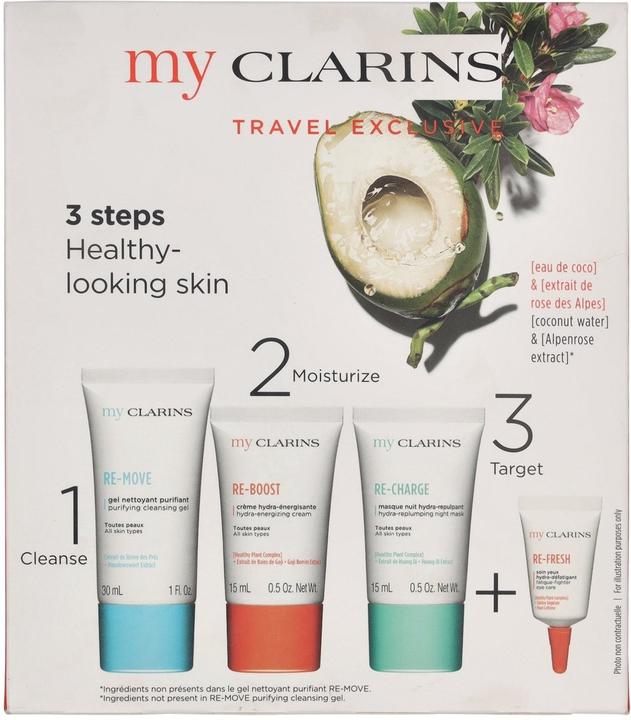 Image du produit MyClarins Clarins - 3 Steps Healthy Looking Skin Gift Set (Kit de soins du visage)