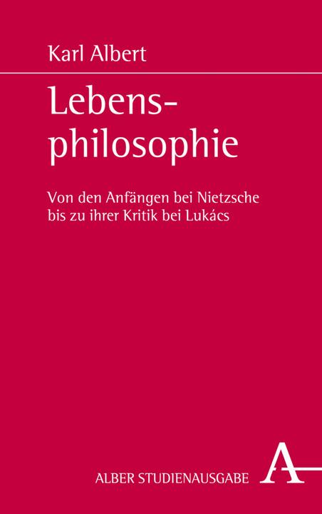 Produktbild Lebensphilosophie (Deutsch, Karl Albert, 2017)