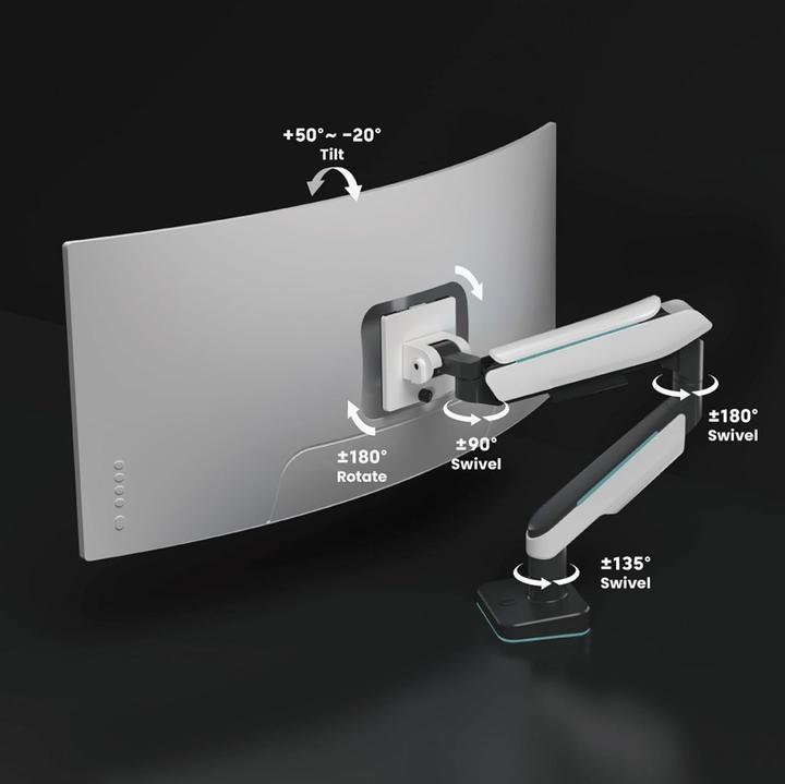 Produktbild Roline Monitorarm (Tisch, 49", 20 kg)