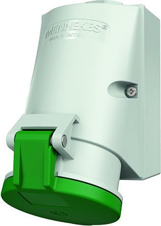 Mennekes MEN 1858 32A4P10H>50-500V100-300Hz Wanddose IP44