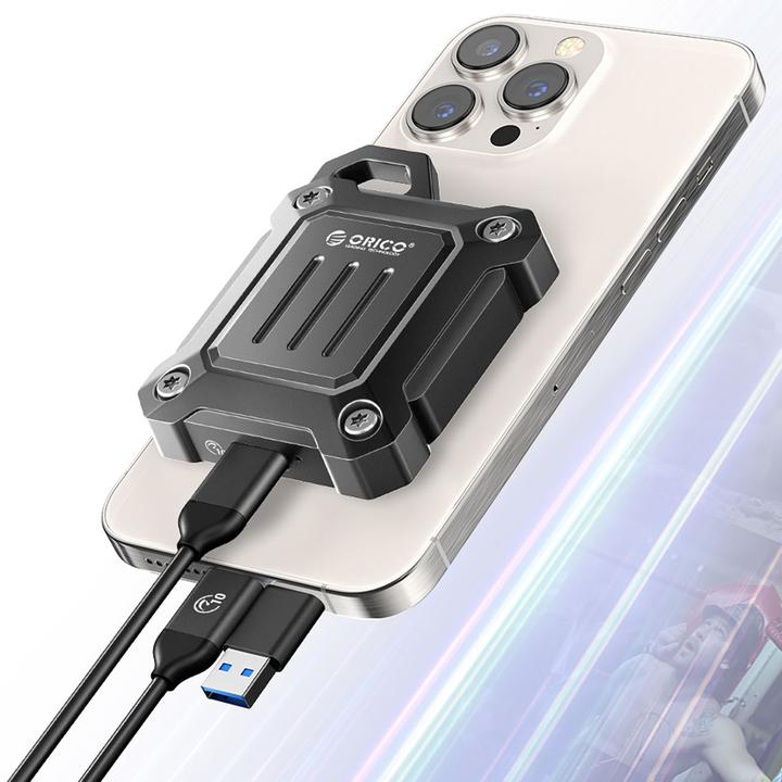 Produktbild Orico Other Computer Accessory XAM2 M.2 2230 USB-C 3.2 Tactical Reinforced Disk Bay - Black (Kabelgebunden)