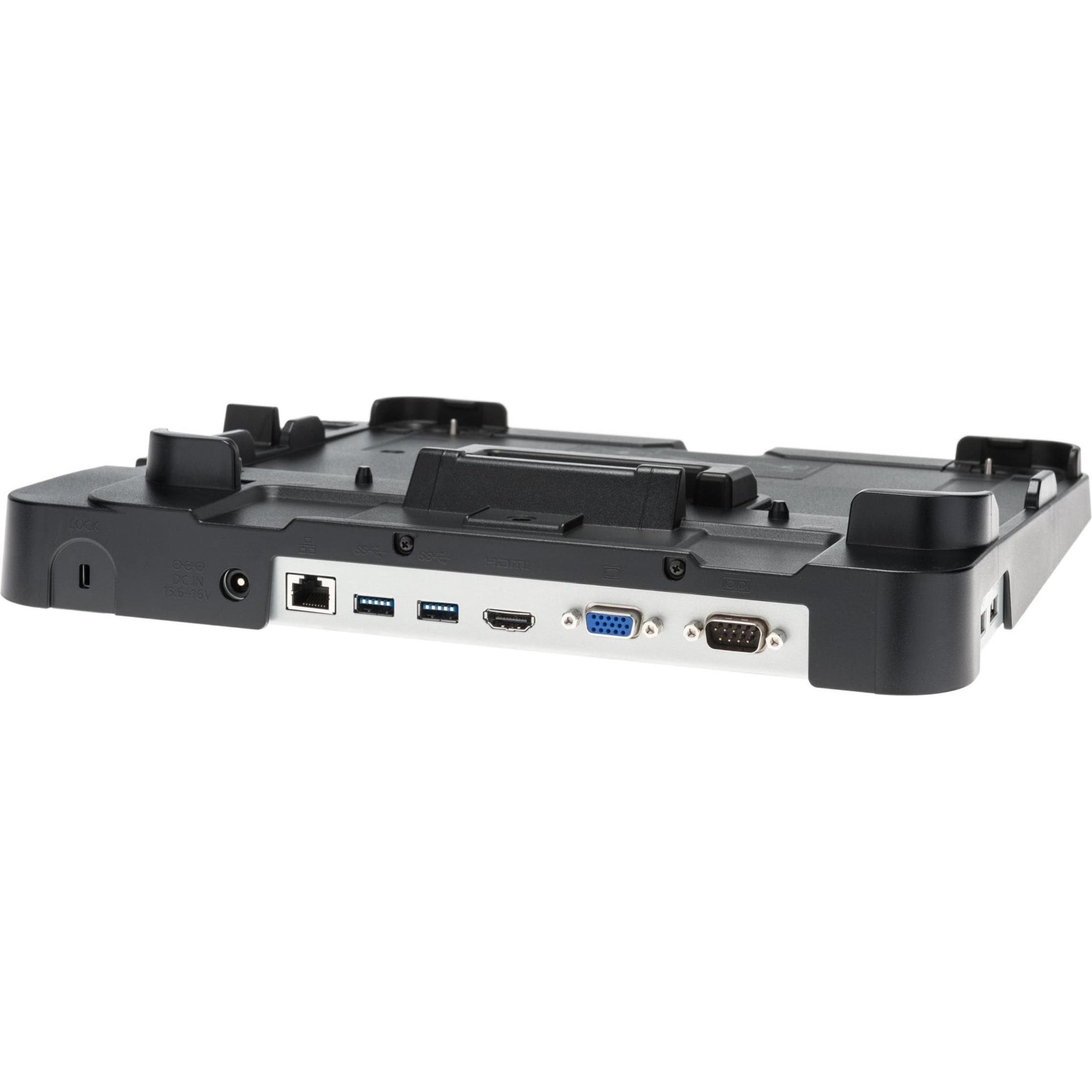 Panasonic TOUGHBOOK Docking (Docking Port, 8 Ports), Dockingstation + USB Hub, Schwarz