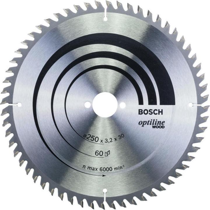 Produktbild Bosch Professional Zubehör PRO Wood Kreissägeblatt, 250 x 3.2 x 30 mm