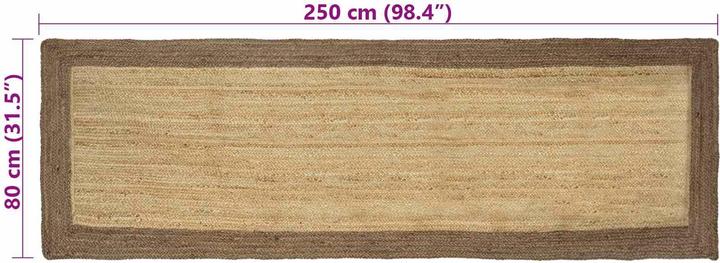 Produktbild vidaXL Moderner Teppich (250 x 80 cm)
