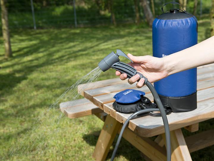 Actual product image Semptec Portable Camping Shower with Foot Pump