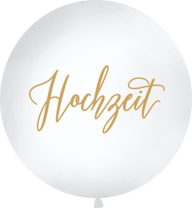 Partydeco Riesenluftballon 'Hochzeit' (1m)