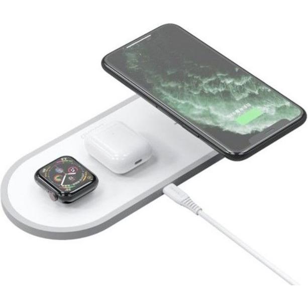 Thumbnail - Dudao 3in1 (10 W), Wireless Charger, Weiss