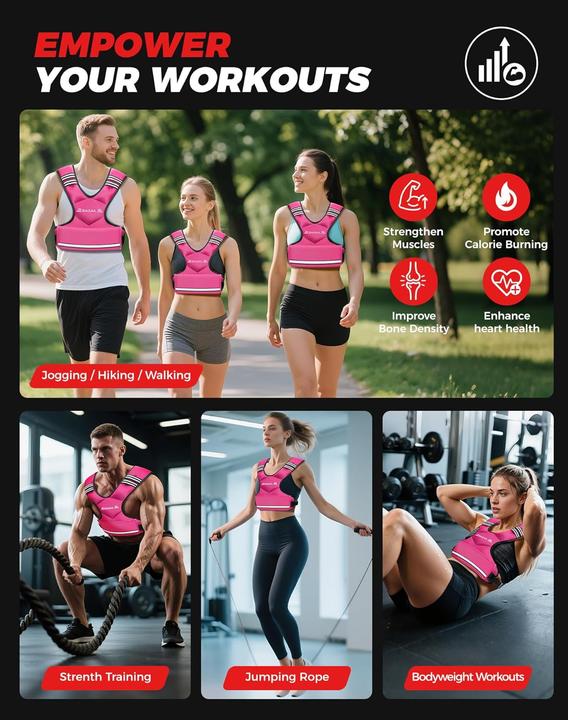 Produktbild Bagail Einstellbare Gewichtsweste für Krafttraining