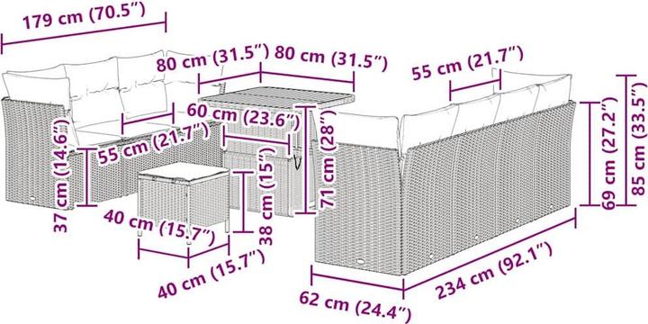Produktbild vidaXL Zoie
