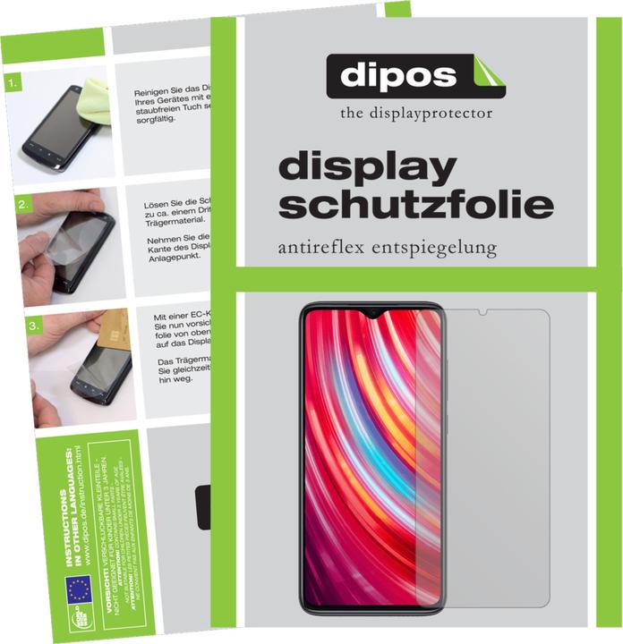 Produktbild Dipos Displayschutzfolie Antireflex (1 Stück, Xiaomi Redmi Note 8 Pro)