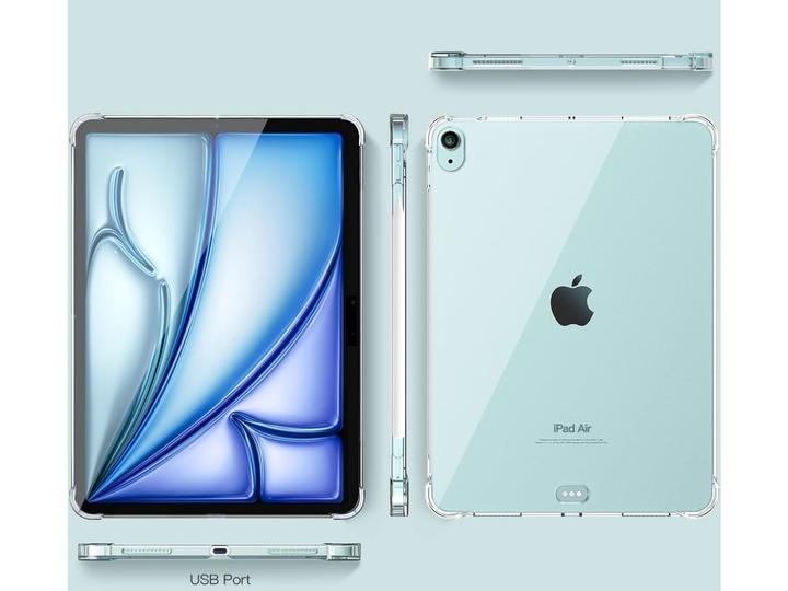 Produktbild Screenguard Crystal Soft Airbag Bumper (iPad Air 11 2024 (M2))