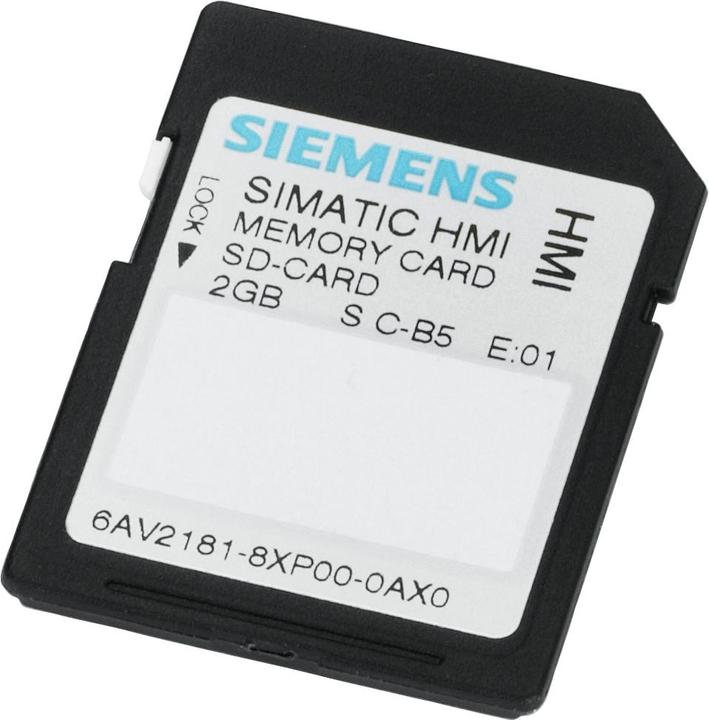 Siemens SD card 6AV2181-8XP00-0AX0 2 GB - Secure Digital (SD) (2 GB, SD)