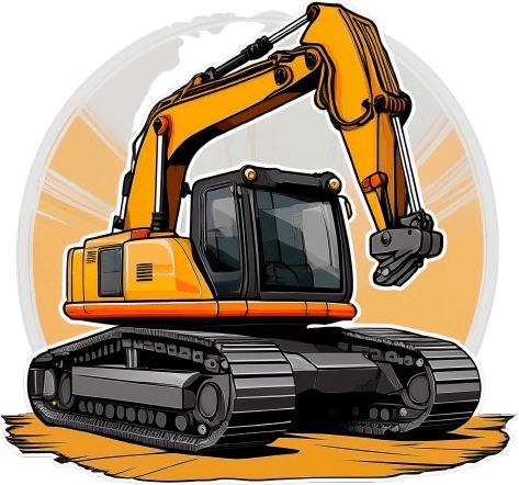 Actual product image Bügelbilder Bügelbild Comic Bagger (1 x)