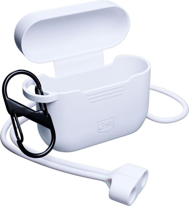 Produktbild 3MK Etui Silicone AirPods Case do Apple AirPods Pro 3 biały (Kopfhörer Hülle)