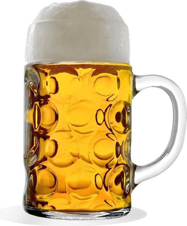 Produktbild Ich-zapfe Bierglas, Bierkrug 6er Set, ISAR - 1 Liter (1 l, 6 x)