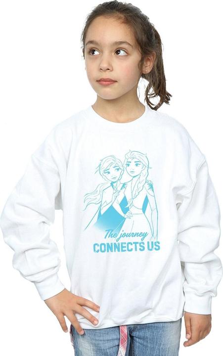 Produktbild Disney Frozen 2 Elsa and Anna The Journey Connects Us Sweatshirt Mädchen (104)