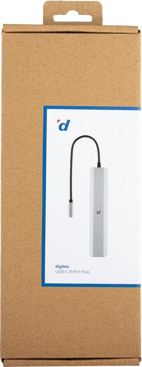 Immagine prodotto Digitec Hub USB-C a 8 porte (USB-C, 8 Porti)