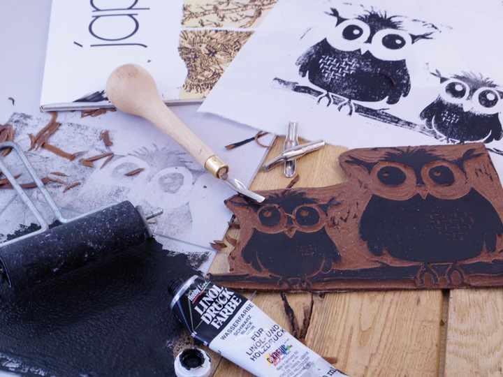 Immagine prodotto Kreul Set di stampa in linoleum (Nero, 160 ml)