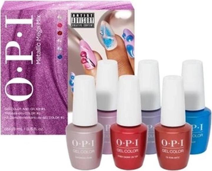 Actual product image OPI Coty Gc Metallic Mega Mix Discovery Gel Color #1 15ml
