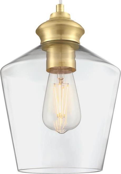 Produktbild Westinghouse Pendelleuchte Ramsey Messing / Klarglas (E27)