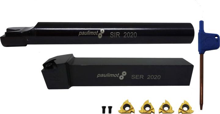 Actual product image Paulimot Thread cutting set 20 mm for pitch up to 1.5 mm, 11-piece